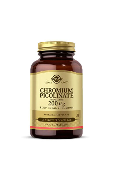 Solgar Chromium Picolinate 200 mcg 90 Kapsül