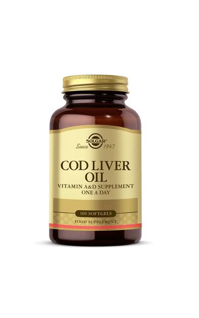 Solgar Cod Liver Oil 100 SoftGel Kapsül