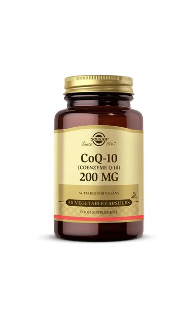 Solgar Coenzyme Q-10 200 mg 30 Kapsül
