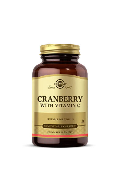 Solgar Cranberry With Vitamin C 60 Kapsül