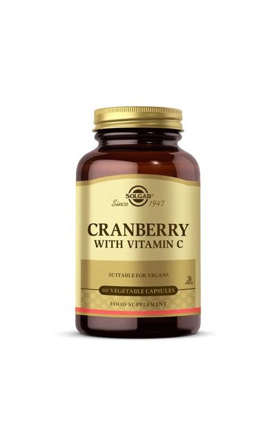 Solgar Cranberry With Vitamin C 60 Vegi Kapsül