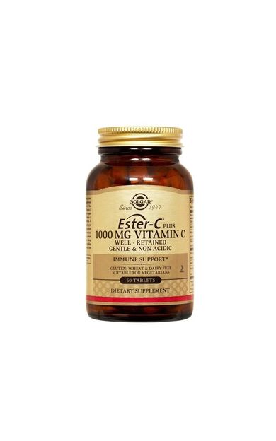 Solgar Ester-C Plus 1000 Mg 60 Tablet