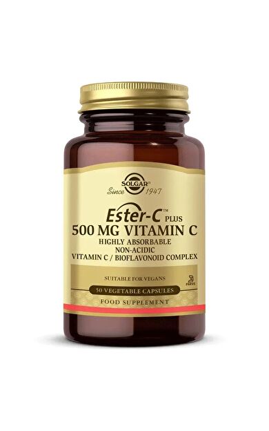 Solgar Ester-c Plus 500 mg 50 Kapsül