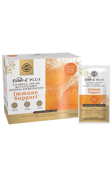 Solgar ESTER-C Plus Vitamin C 1000 MG Efervesan 21 Sachet