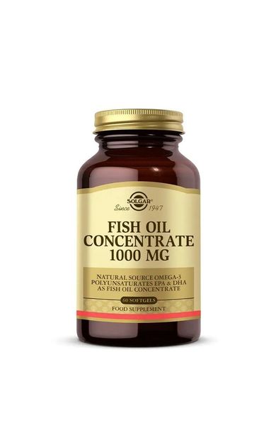 Solgar Fish Oil Concantrate1000MG 60 Kapsül