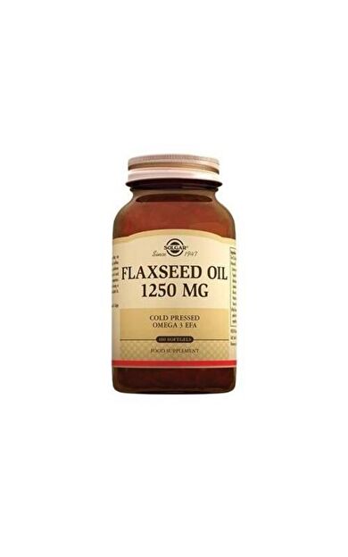 Solgar Flaxseed Oil 1250 Mg 100 Kapsül