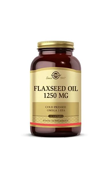 Solgar Flaxseed Oil 1250 Mg 100 Kapsül