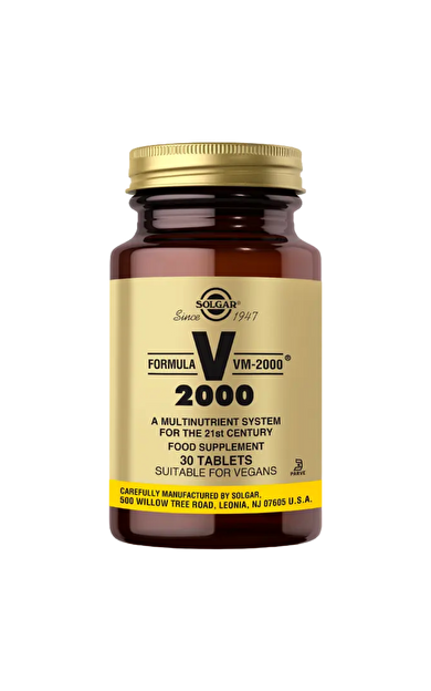 SOLGAR Formula VM-2000 Multivitamin &amp; Mineral 30 Tablet