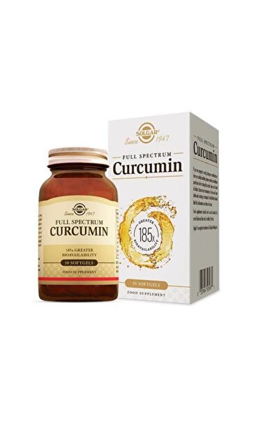 Solgar Full Spectrum Curcumin 185x 30 Kapsül