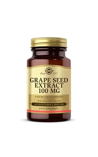 Solgar Grape Seed Extract 100 mg 30 Kapsül