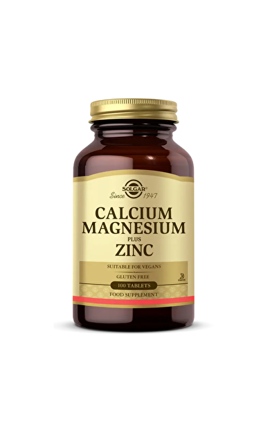SOLGAR Kalsiyum Magnezyum Ve Çinko 100 tablet