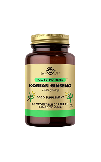 SOLGAR Korean Ginseng 50 Kapsül
