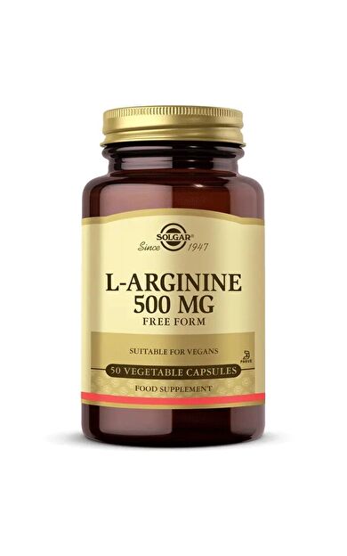 Solgar L-arginine 500 Mg 50 Kapsül