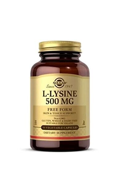 Solgar L-lysine 500 Mg 50 Kapsül