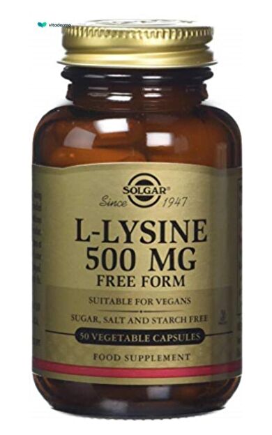 Solgar L-lysine 500 Mg 50 Kapsül