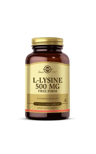 Solgar L-Lysine 500mg Tablet 50li