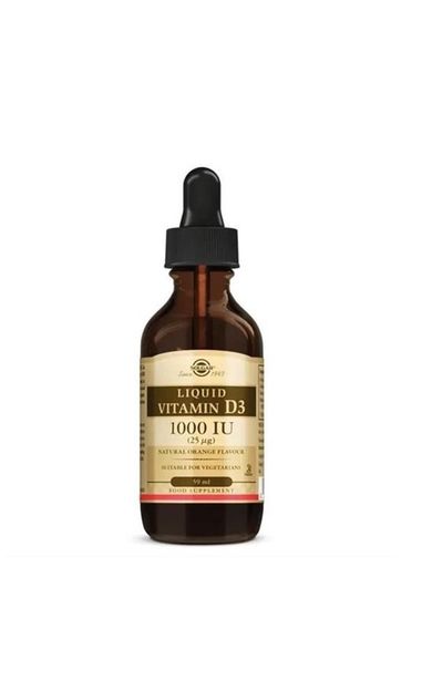 Solgar Liquid Vitamin D3 1000IU 59 ml Damla