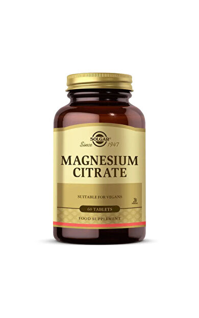 Solgar Magnesium Citrate 200 mg 60 Tablet