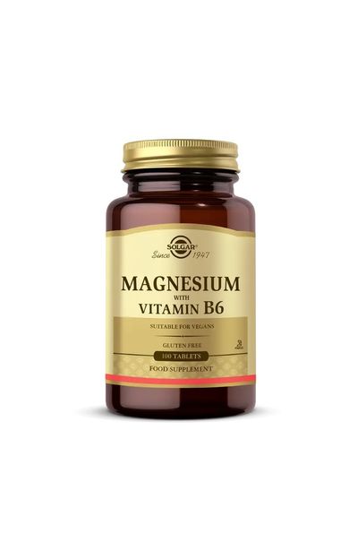 Solgar Magnesium with Vitamin B6 100 Tablet