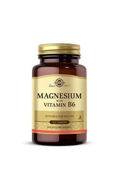 Solgar Magnesium with Vitamin B6 100 Tablet