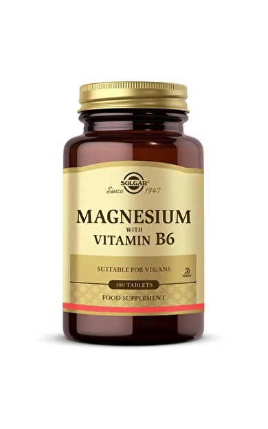 Solgar Magnesium with Vitamin B6 100 Tablet