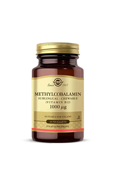Solgar Methylcobalamin (B12) 1000 mcg 30 Dilaltı Tablet