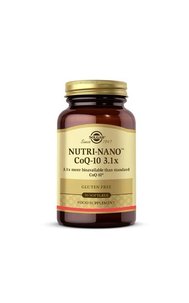 Solgar Nutri Nano COQ-10 Softgel 50 lik