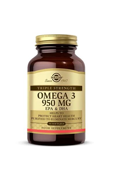 Solgar Omega 3 950 mg 50 Kapsül