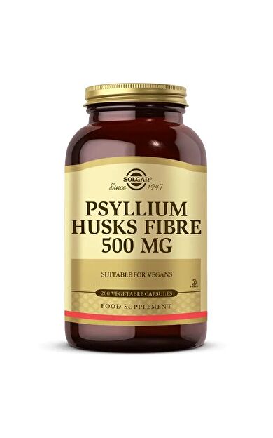 Solgar Psyllıum Husks 500 mg 200 kapsül