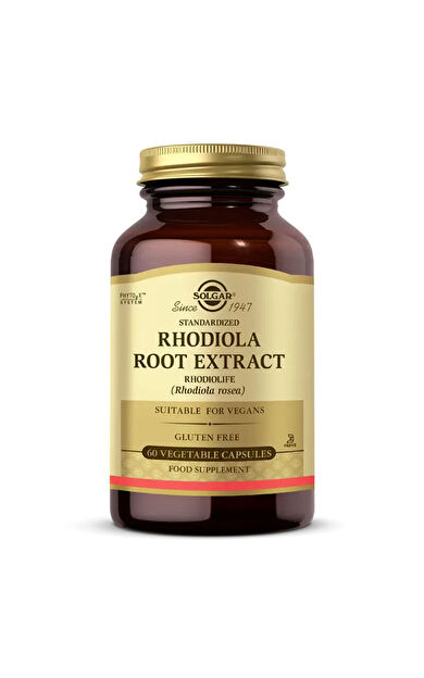 Solgar Rhodiola Root Extract 60 Bitkisel Kapsül