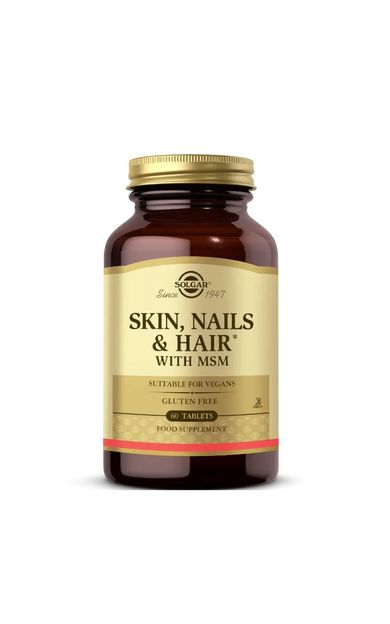 Solgar Skin, Nails, Hair With MSM 60 Tablet