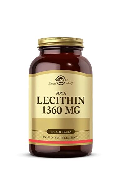 Solgar Soya Lecithin 1360 mg 100 Kapsül