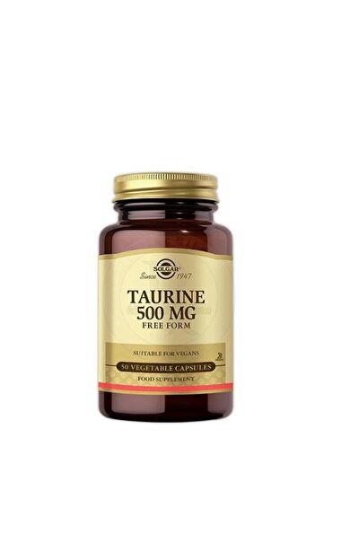 Solgar Taurin 500 mg 50 Kapsül