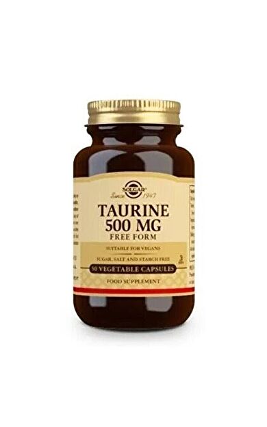 Solgar Taurin 500 mg 50 Kapsül