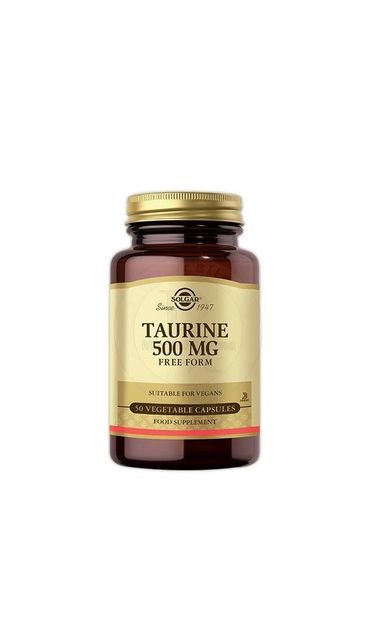 Solgar Taurin 500 MG 50 Kapsül