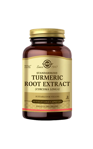 SOLGAR Turmerıc Root Extract 60 Kapsül
