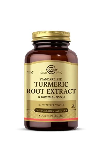 Solgar Turmeric Root Extract 60 Kapsül