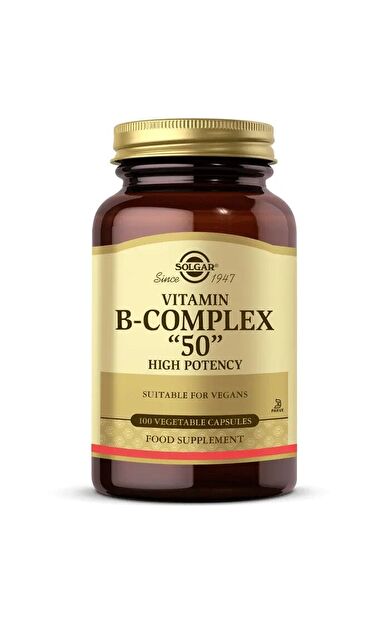 Solgar Vitamin B Complex 50 Mg 100 Kapsül