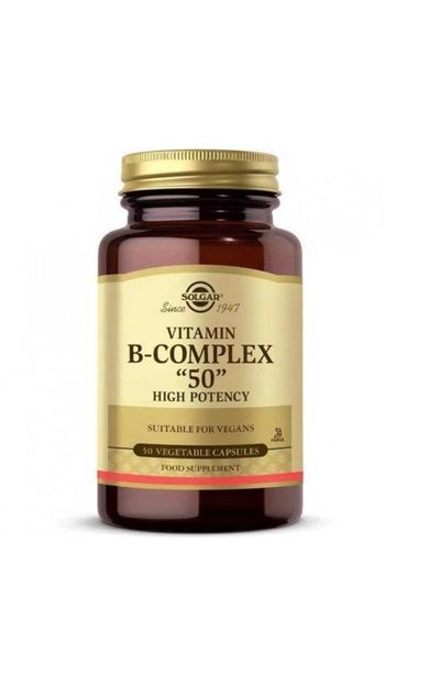 Solgar Vitamin B Complex 50mg 100 Kapsül