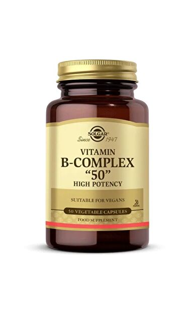 Solgar Vitamin B-Complex 50mg 50 Kapsül