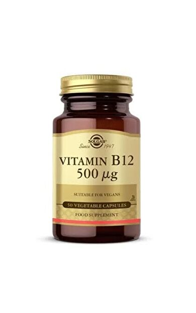 Solgar Vitamin B12 500 mcg 50 Kapsül