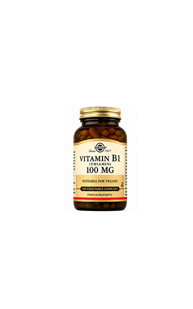 Solgar Vitamin B2 Riboflavin 100 mg 100 Kapsül