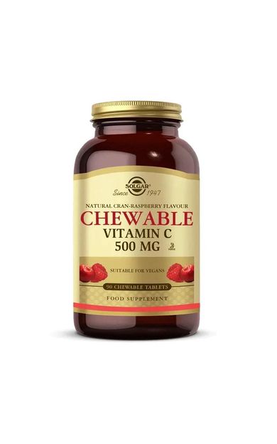 Solgar Vitamin C 500 mg Chewable 90 Tablet