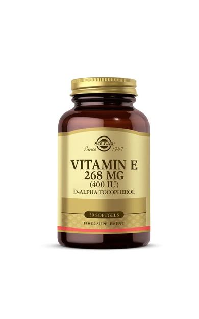 Solgar Vitamin E 400IU 50 SoftGel Kapsül