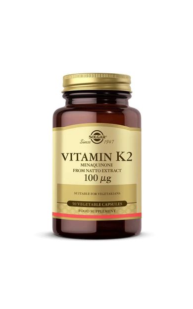 Solgar Vitamin K 100mcg 50 Vegi Kapsül