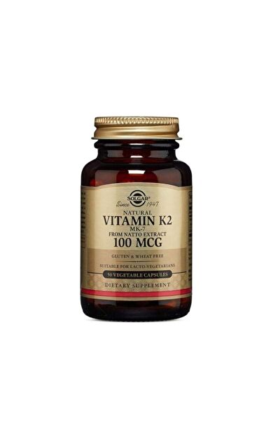 Solgar Vitamin K2 100 mcg 50 Kapsül