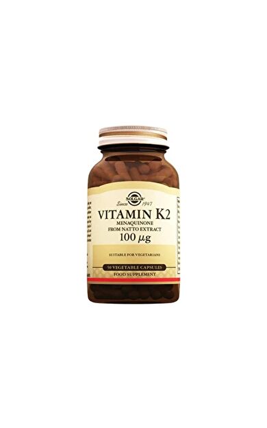 Solgar Vitamin K2 100 mcg 50 Kapsül