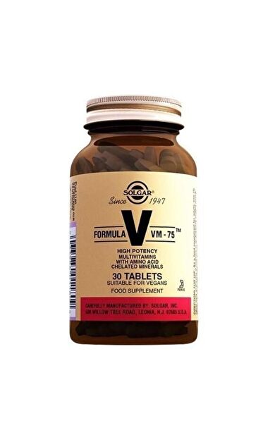 Solgar VM 75 Multivitamin 30 Tablet