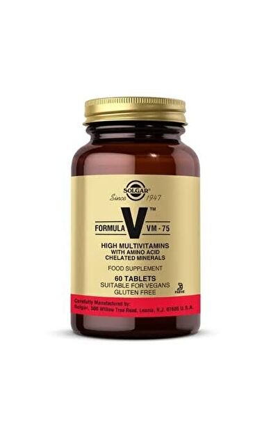 Solgar VM 75 Multivitamin 60 Tablet