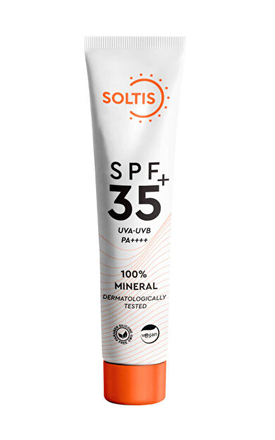 % 100 Mineral Güneş Koruyucu Krem SPF 35+ Pa++++ , 50 ml